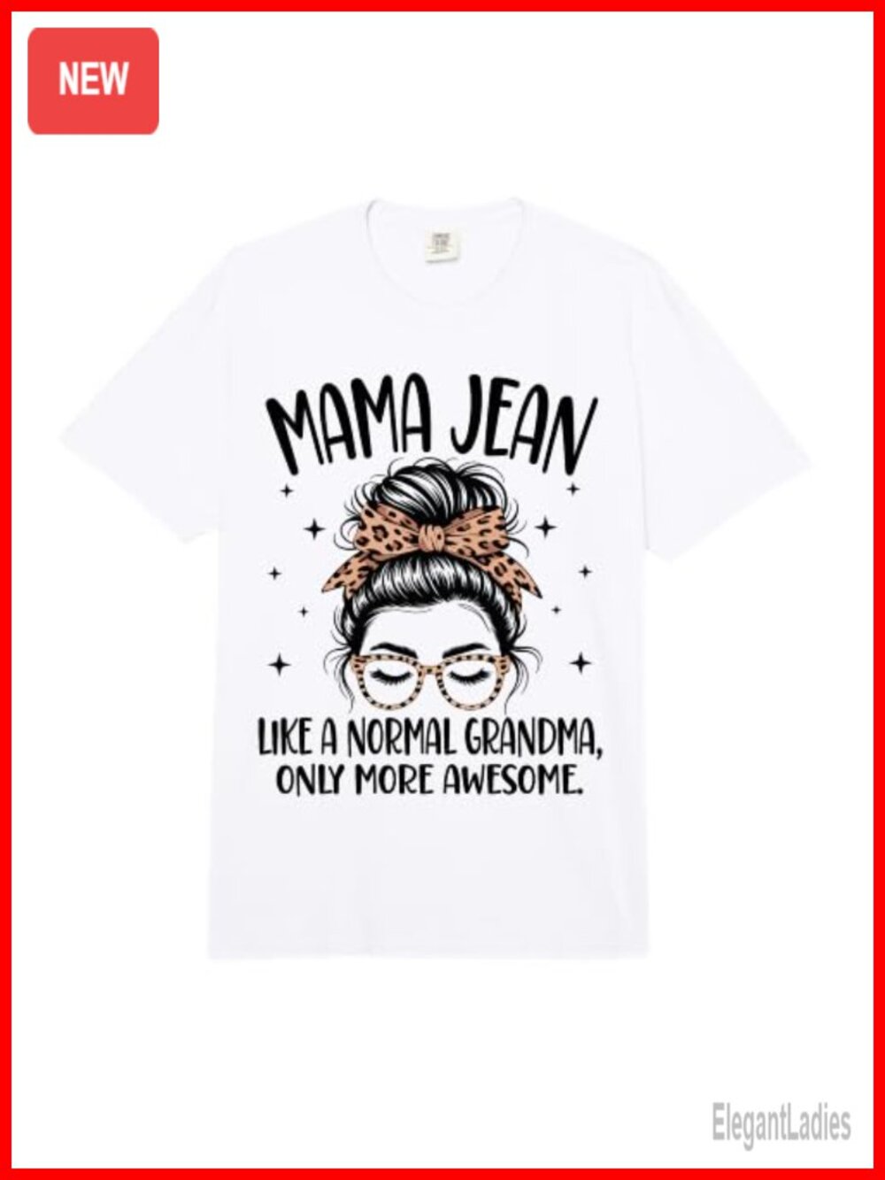Comfort Colors Heavyweight Graphic Tee MAMA JEAN Grandma